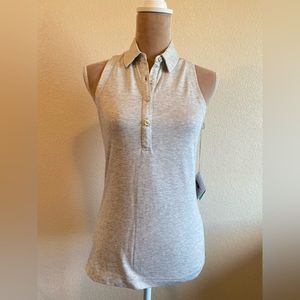 Linksoul sleeveless ladies golf polo
